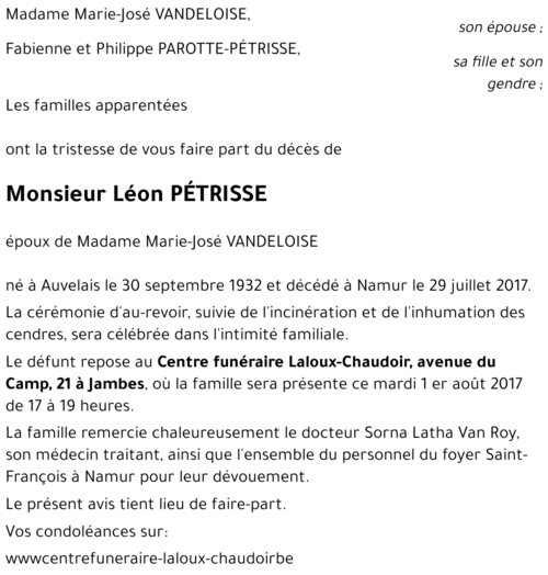 Léon PÉTRISSE