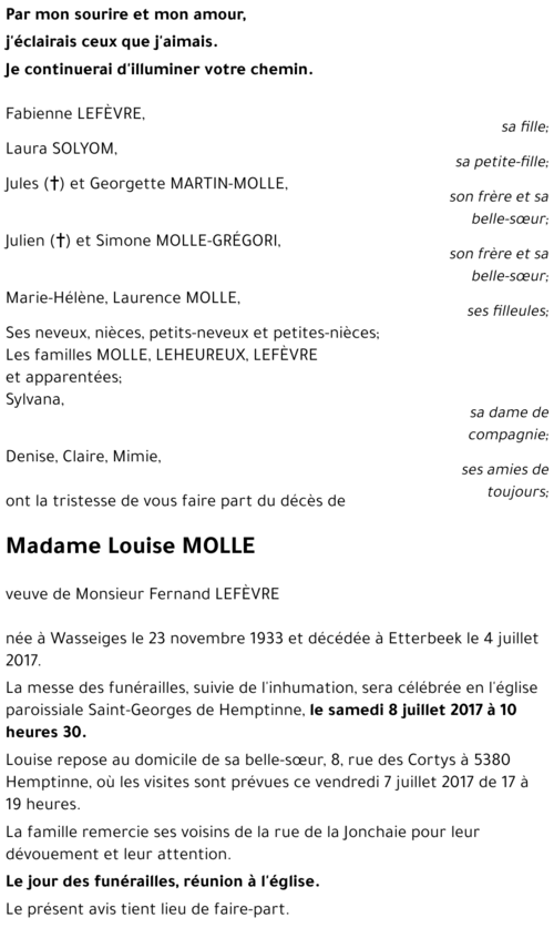 Louise MOLLE
