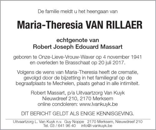 Maria-Theresia Van Rillaer
