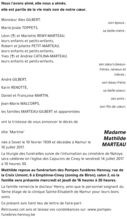 Mathilde MARTEAU