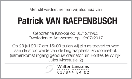 Patrick Van Raepenbusch