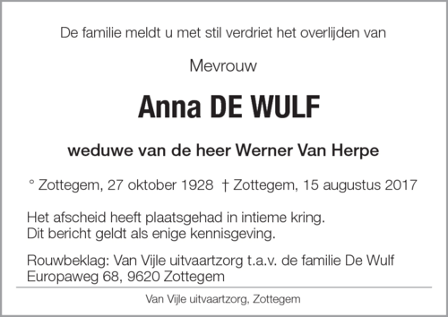 Anna De Wulf