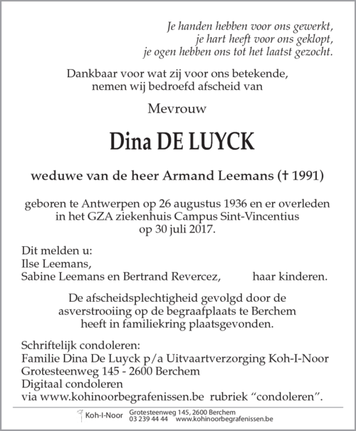 Dina De Luyck