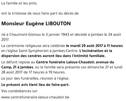 Eugène LIBOUTON