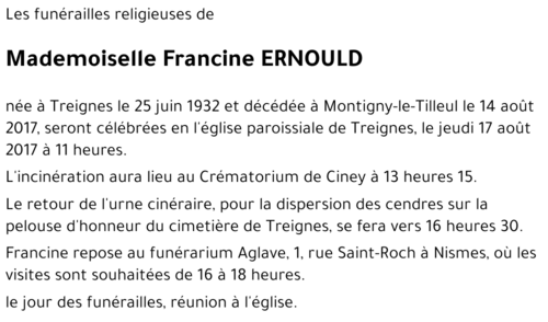 Francine Ernould
