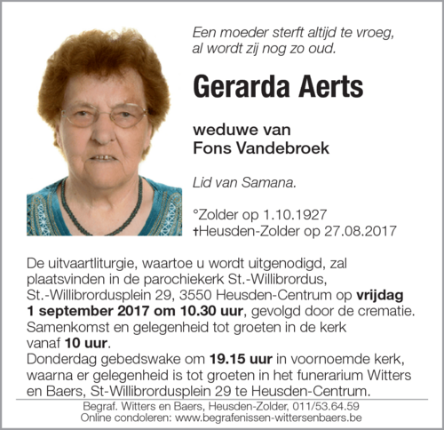 Gerarda Aerts