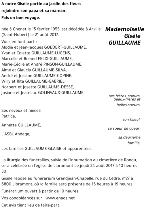 Gisèle GUILLAUME