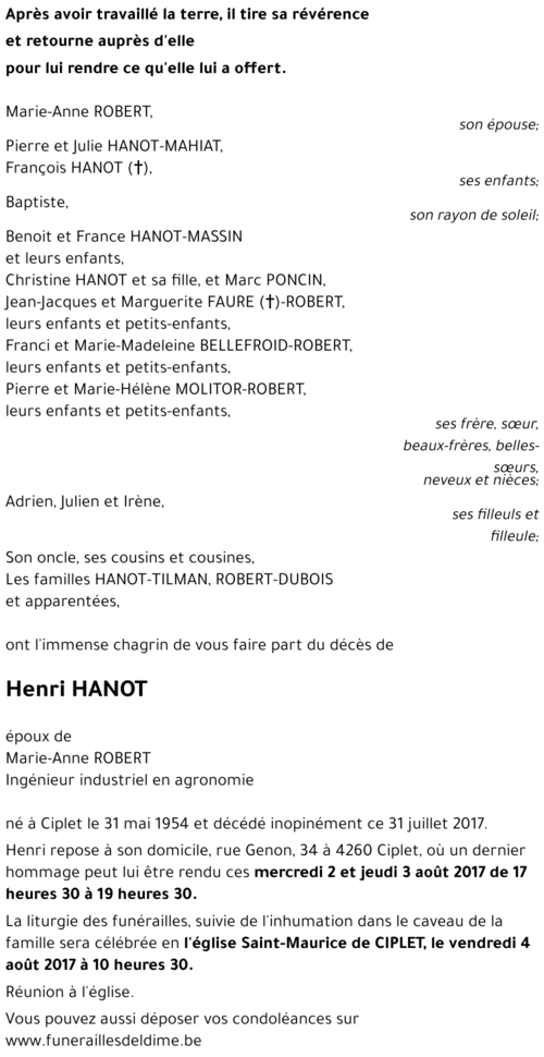 Henri HANOT