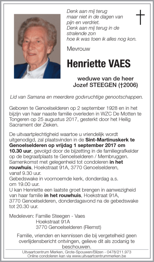 Henriette Vaes