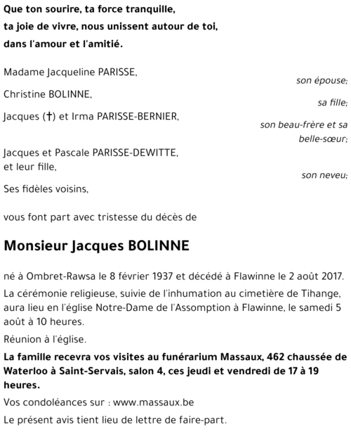Jacques BOLINNE