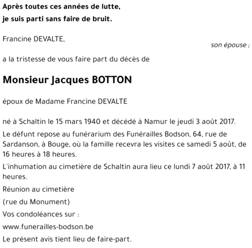 Jacques BOTTON