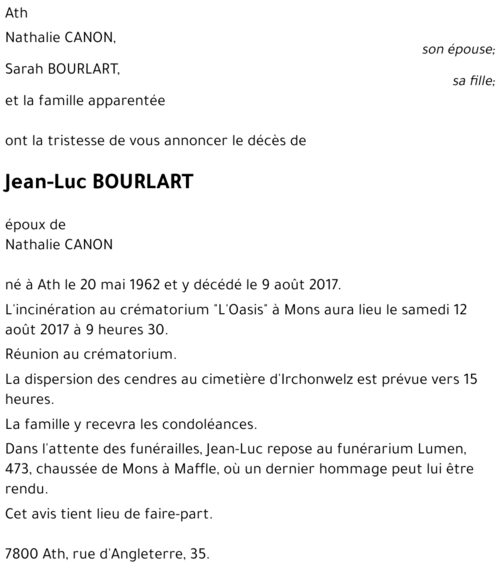 Jean-Luc BOURLART
