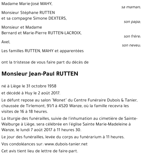 Jean-Paul RUTTEN