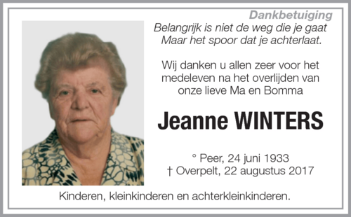 Jeanne Winters
