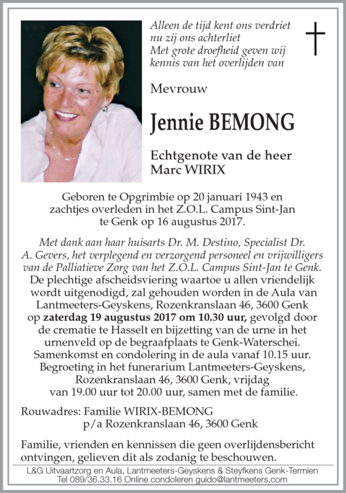 Jennie BEMONG