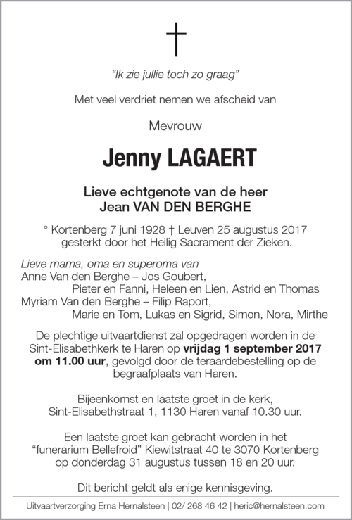 Jenny Lagaert
