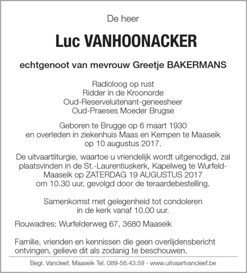 Luc Vanhoonacker
