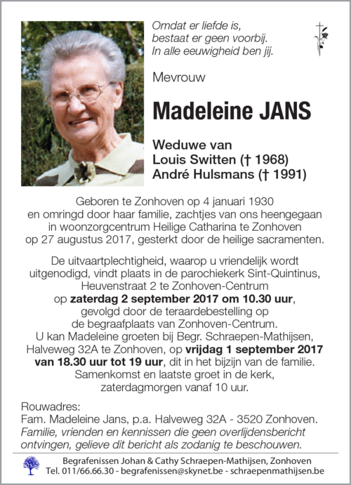 Madeleine Jans
