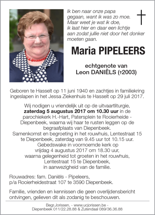 Maria Pipeleers