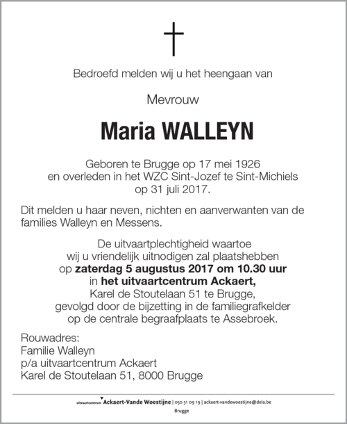 Maria Walleyn