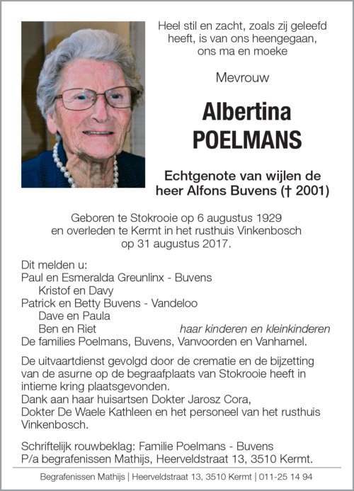 Albertina Poelmans