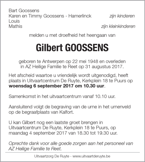 Gilbert Goossens