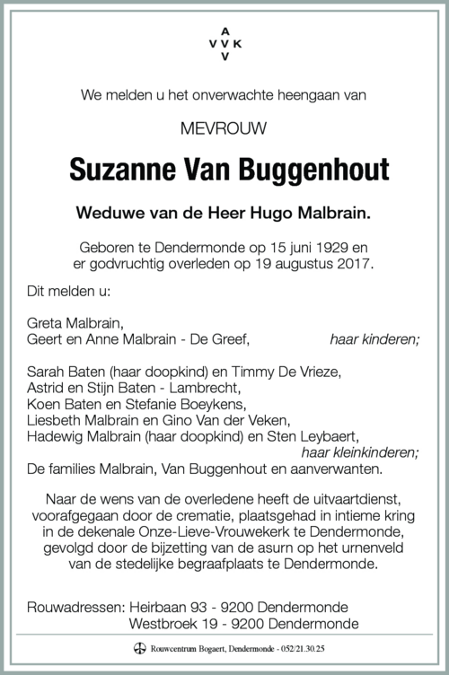Suzanne Van Buggenhout