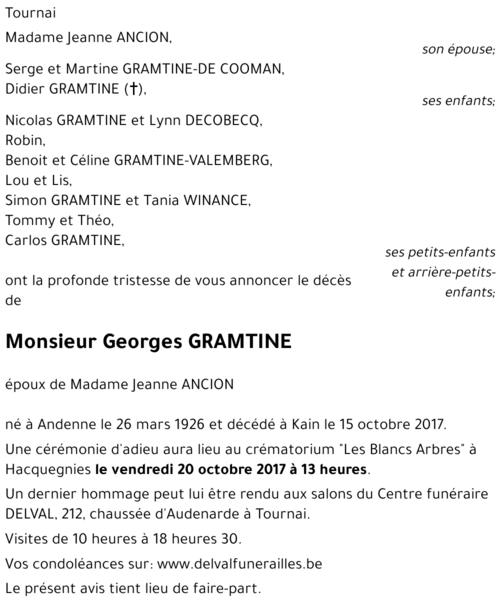 Georges GRAMTINE