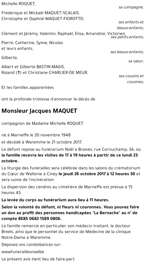 Jacques MAQUET