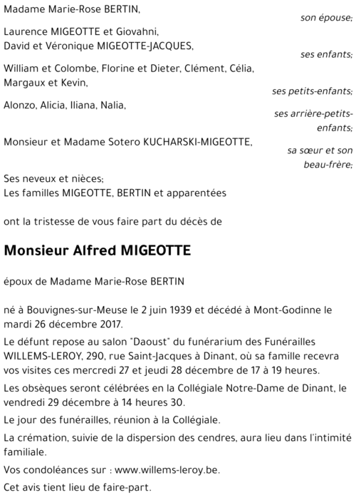 Alfred MIGEOTTE