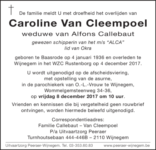 Caroline Van Cleempoel