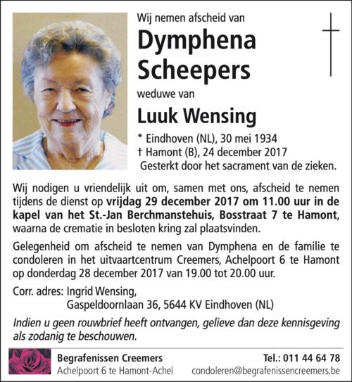 Dymphena Scheepers