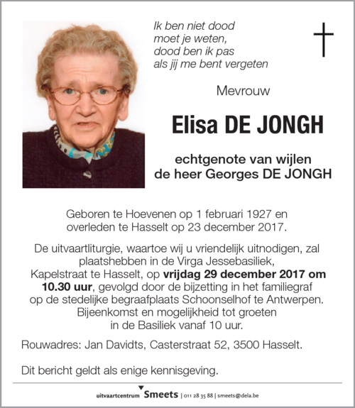 Elisa De Jongh