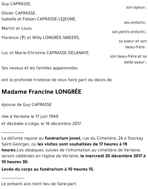 Francine LONGRéE