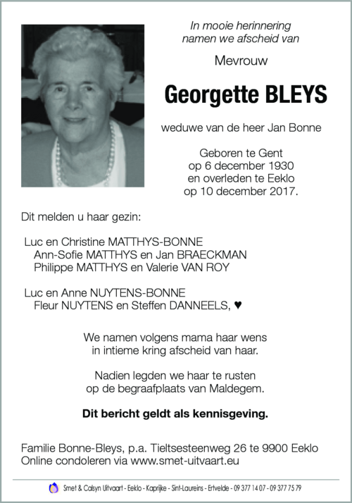 Georgette Bleys