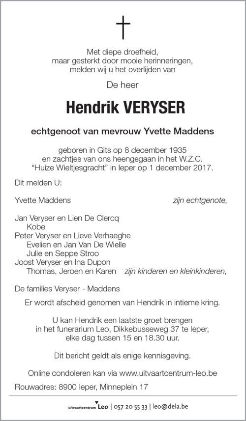 Hendrik Veryser