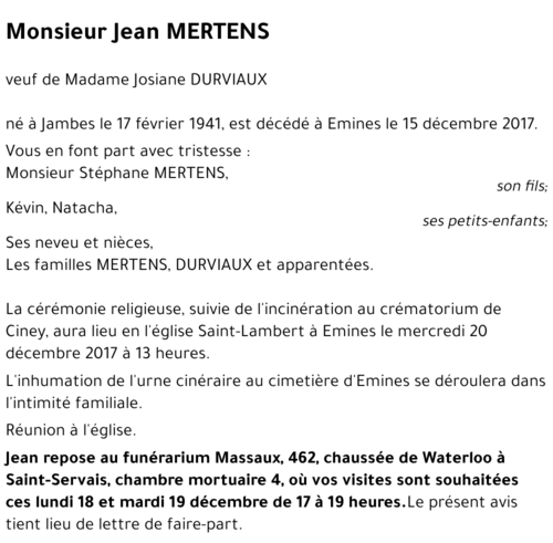 Jean MERTENS