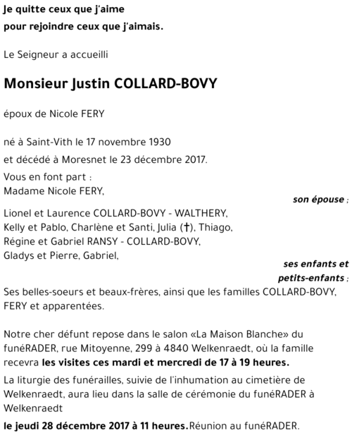 Justin COLLARD-BOVY