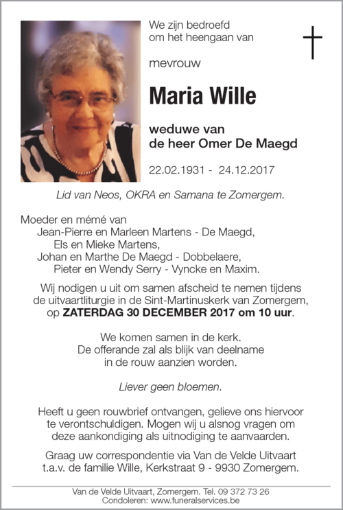 Maria Wille