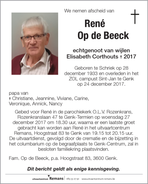René Op de Beeck