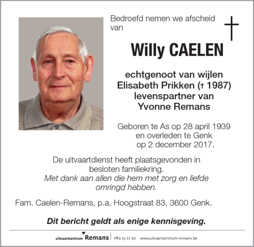 Willy Caelen