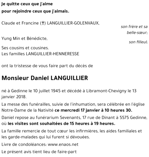 Daniel LANGUILLIER