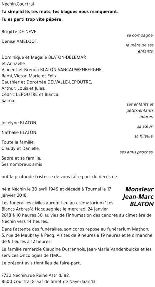 Jean BLATON