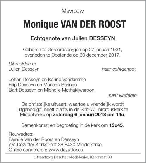 Monique Van der Roost