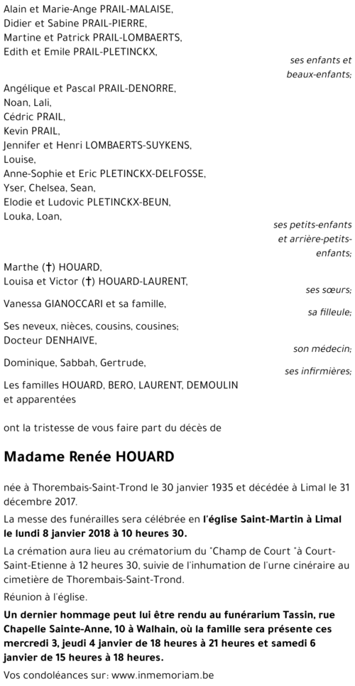 Renée HOUARD