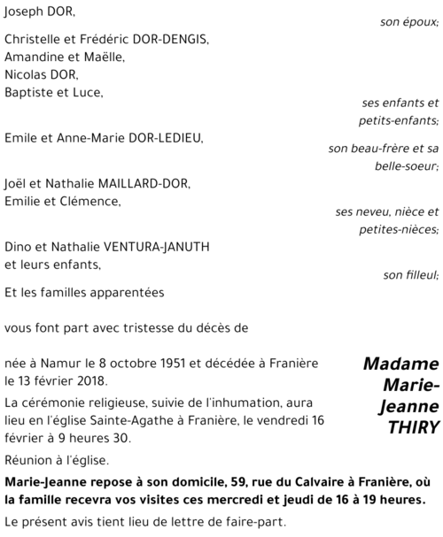 Marie-Jeanne THIRY