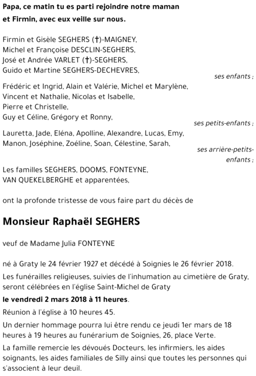 Raphaël SEGHERS