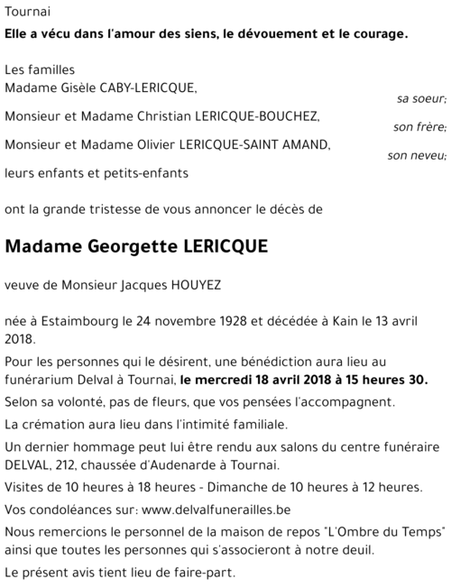 Georgette LERICQUE
