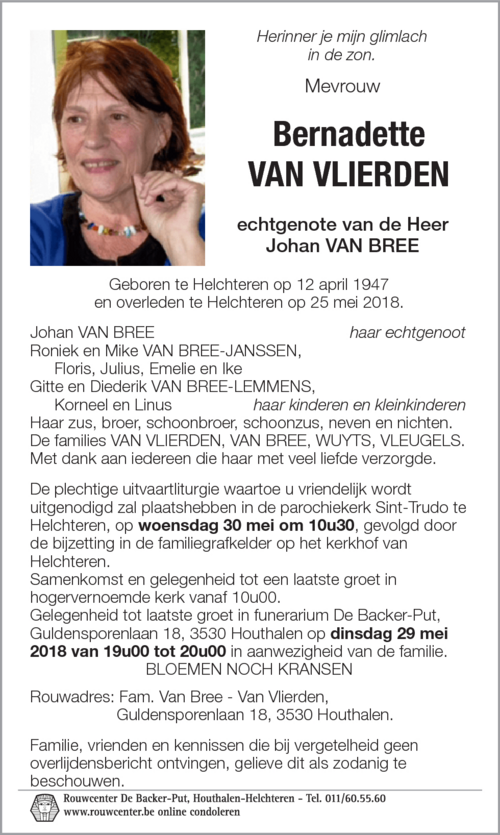 Bernadette Van Vlierden