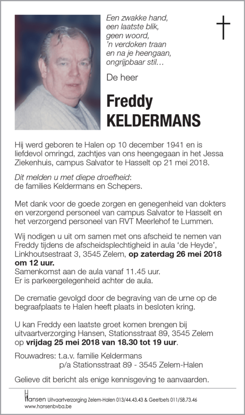 Freddy KELDERMANS